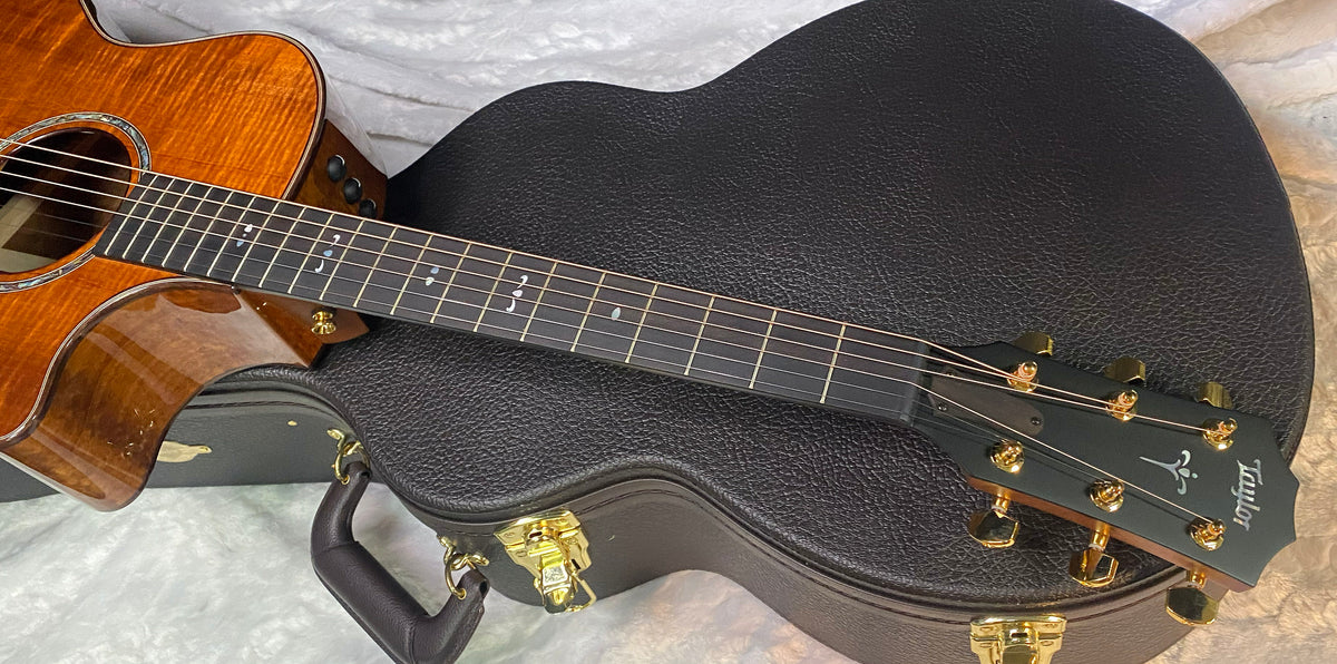 NEW! Taylor Custom 724ce Acoustic-Electric Guitar - Natural Gloss - AAAAA Hand Picked Koa - 4.5lbs - WOW! Authorized Dealer - G07718