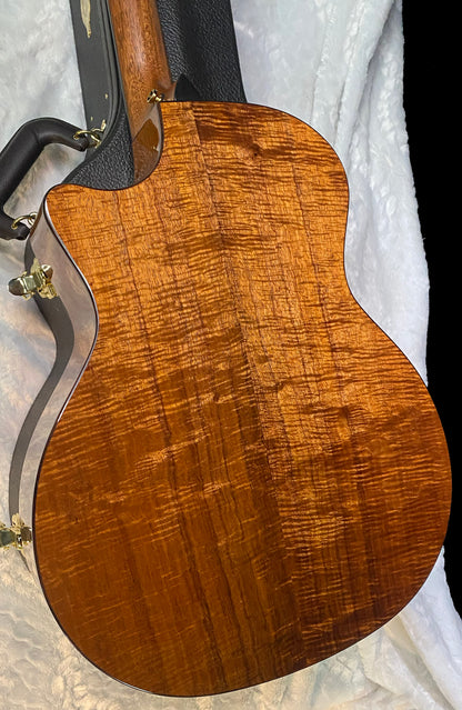 NEW! Taylor Custom 724ce Acoustic-Electric Guitar - Natural Gloss - AAAAA Hand Picked Koa - 4.55lbs - WOW! Authorized Dealer - G07717