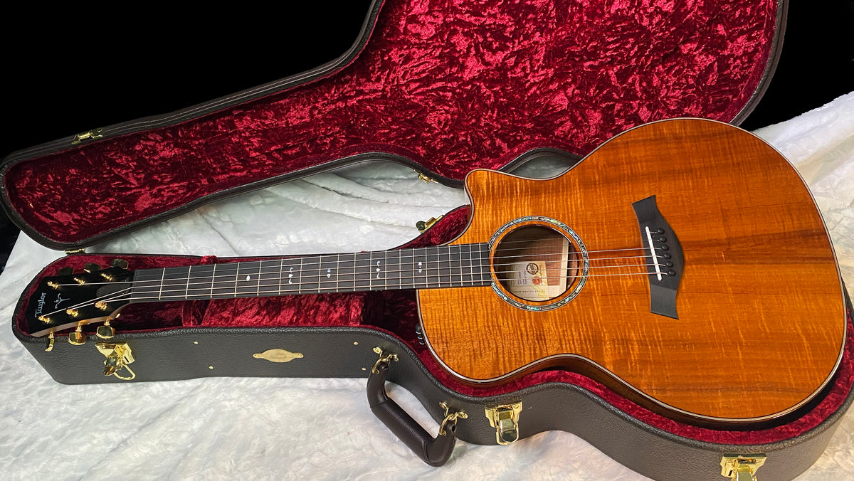 NEW! Taylor Custom 724ce Acoustic-Electric Guitar - Natural Gloss - AAAAA Hand Picked Koa - 4.55lbs - WOW! Authorized Dealer - G07717