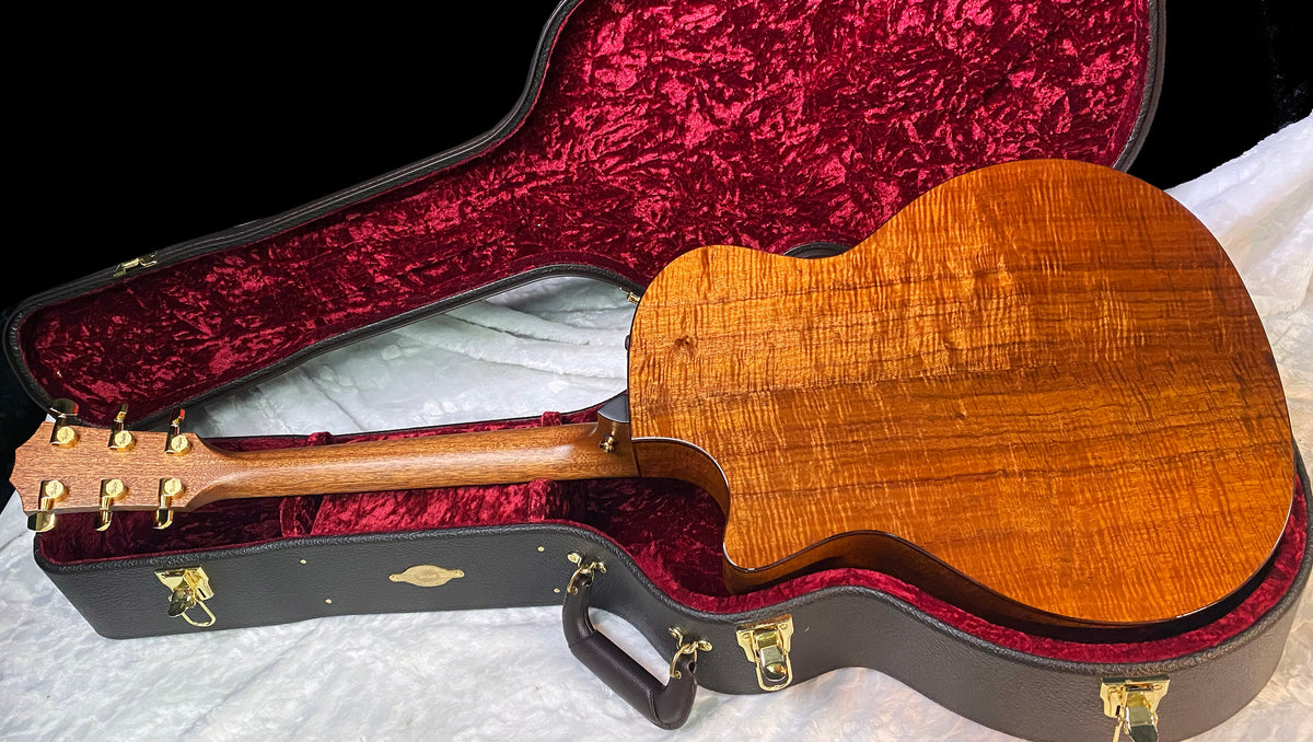 NEW! Taylor Custom 724ce Acoustic-Electric Guitar - Natural Gloss - AAAAA Hand Picked Koa - 4.5lbs - WOW! Authorized Dealer - G07718