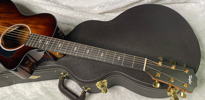 NEW! Taylor 222ce-K DLX Grand Concert Acoustic-Electric Guitar - Tobacco - 4.6lbs - Authorized Dealer - G06251