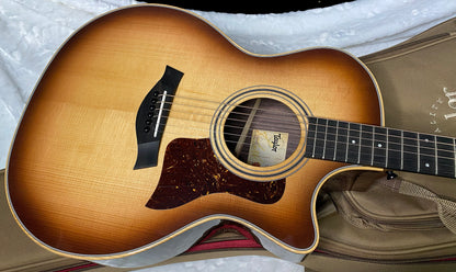 NEW! Taylor 414ce Studio Acoustic-Electric Guitar - Shaded Edgeburst - 4.75lbs - Authorized Dealer - G06278