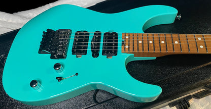 NEW ! Jackson Custom Shop Dinky HSH - Roasted Maple Neck & Fretboard - DK - Seafoam Green - Authorized Dealer - 8.1 lbs - G07719