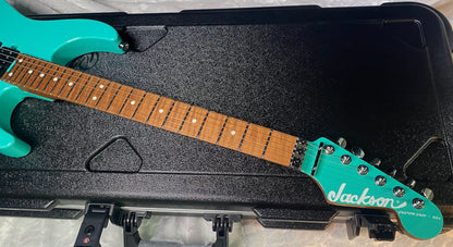 NEW ! Jackson Custom Shop Dinky HSH - Roasted Maple Neck & Fretboard - DK - Seafoam Green - Authorized Dealer - 8.1 lbs - G07719