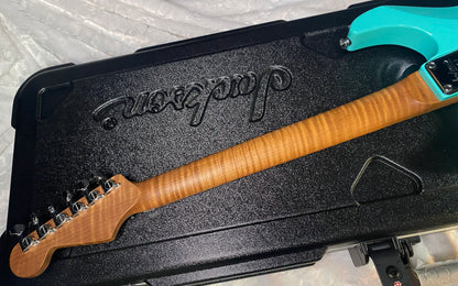 NEW ! Jackson Custom Shop Dinky HSH - Roasted Maple Neck & Fretboard - DK - Seafoam Green - Authorized Dealer - 8.1 lbs - G07719