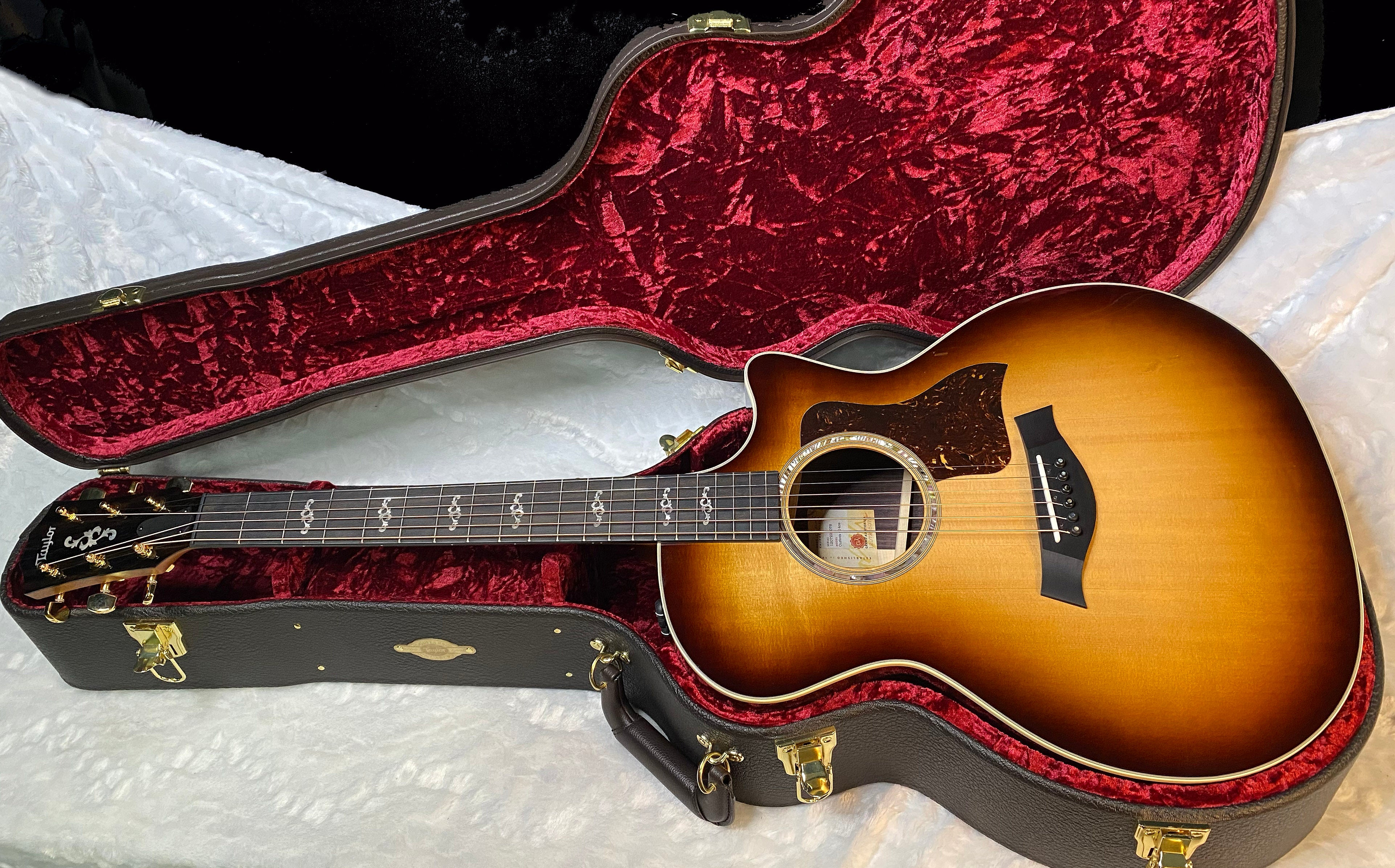 NEW! Taylor 414ce V-Class Special-Edition Grand Auditorium Acoustic-Electric Guitar Shaded Edge Burst - Authorized Dealer - 5lbs - G05545