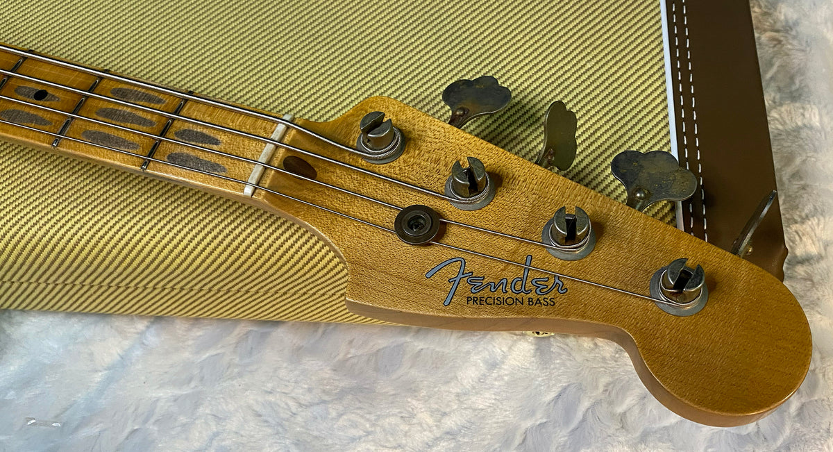 NEW! Fender Custom Shop 1958 Precision Bass Ash Body Journeyman Relic - White Blonde - Authorized Dealer - 8.8lbs - G07723