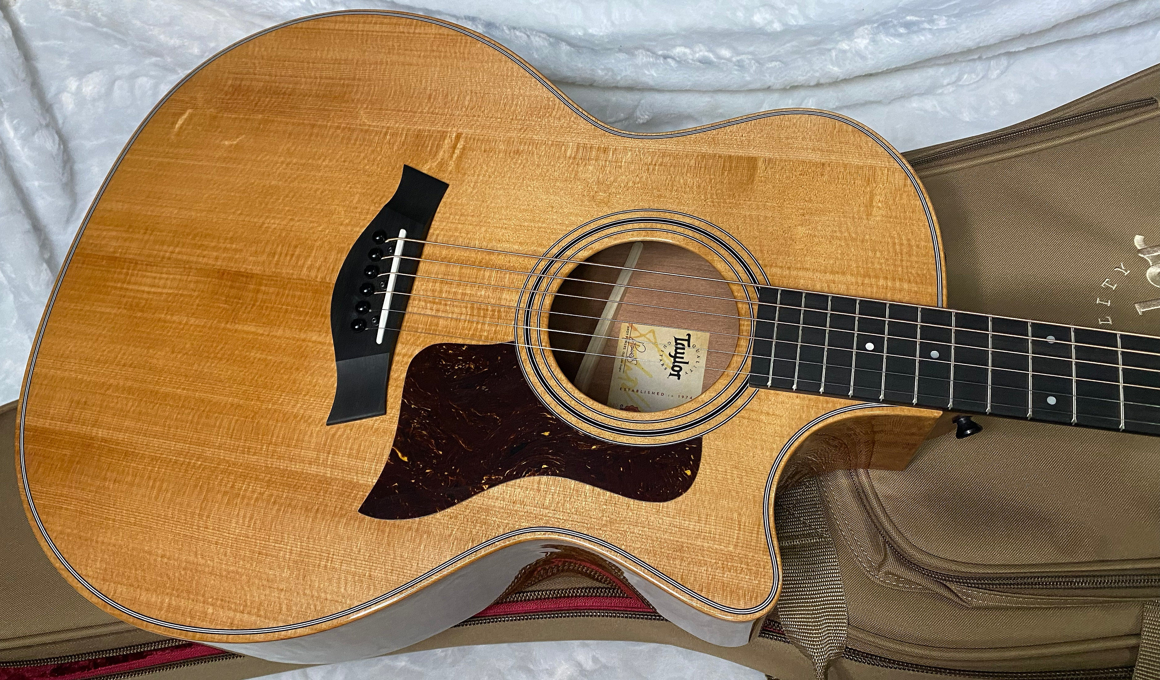 NEW! Taylor 314ce Studio Acoustic-Electric Guitar - Natural - Authorized Dealer - 4.55lbs - G06245