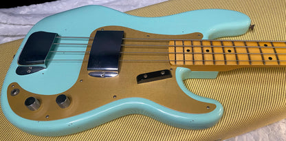 NEW! Fender Custom Shop 1958 Precision Bass Journeyman Relic - Surf Green - Authorized Dealer - 8.5lbs - G07721