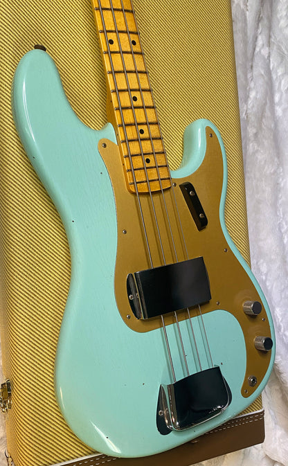 NEW! Fender Custom Shop 1958 Precision Bass Journeyman Relic - Surf Green - Authorized Dealer - 8.5lbs - G07721