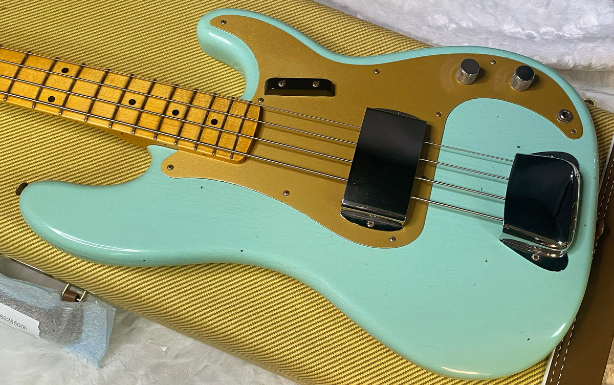 NEW! Fender Custom Shop 1958 Precision Bass Journeyman Relic - Surf Green - Authorized Dealer - 8.5lbs - G07721