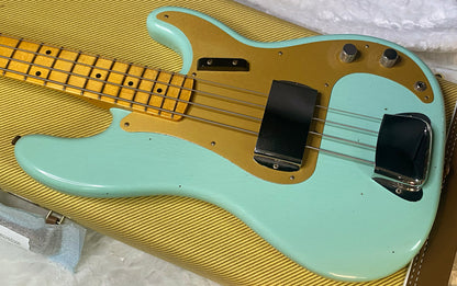 NEW! Fender Custom Shop 1958 Precision Bass Journeyman Relic - Surf Green - Authorized Dealer - 8.5lbs - G07721