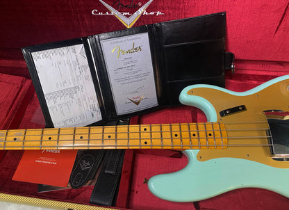 NEW! Fender Custom Shop 1958 Precision Bass Journeyman Relic - Surf Green - Authorized Dealer - 8.5lbs - G07721