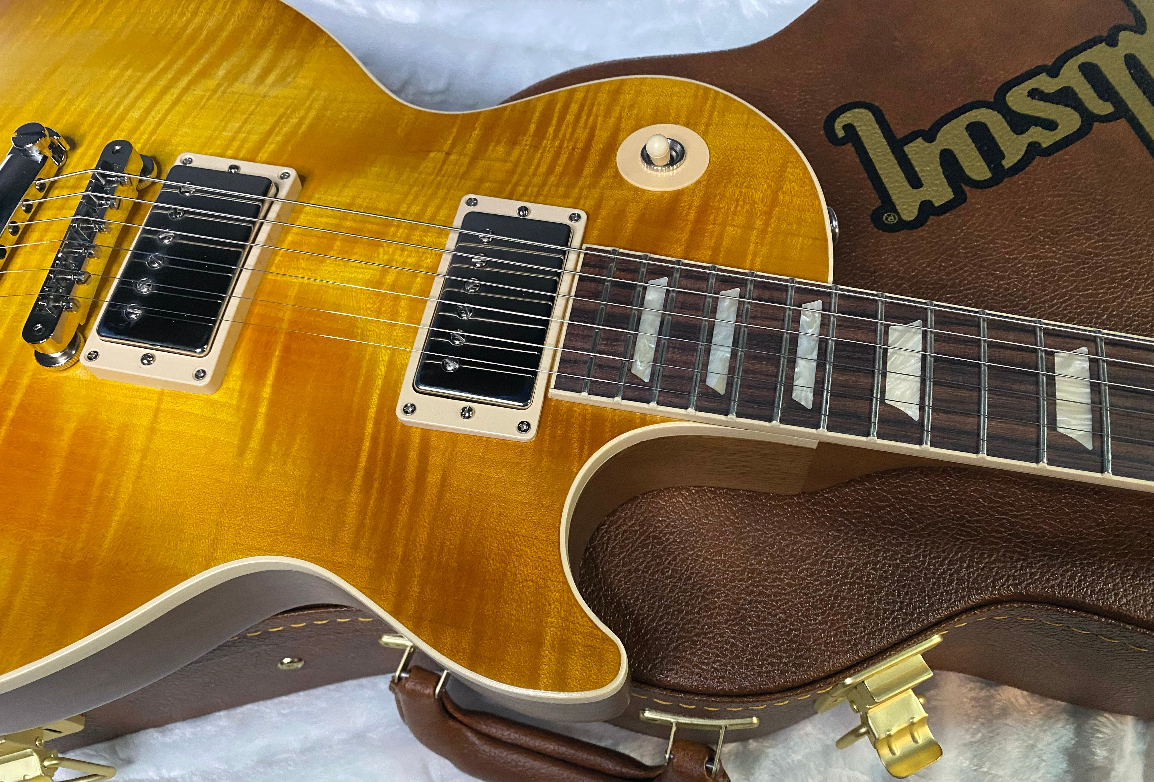 NEW ! Gibson Kirk Hammett "Greeny” Les Paul Standard﻿﻿ Greeny Burst - Killer Top - 9.2 lbs - Authorized Dealer - G07011