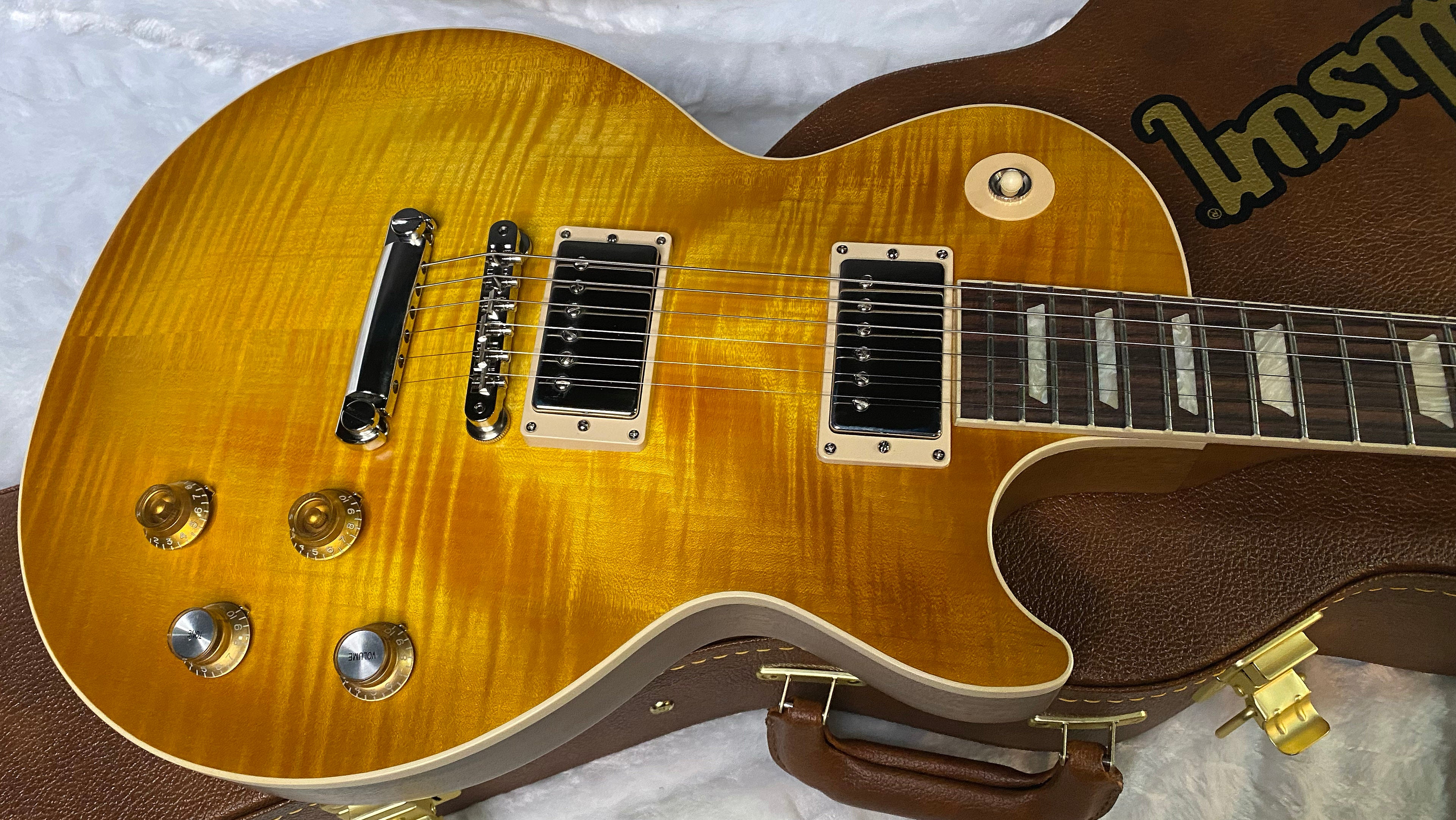 NEW ! Gibson Kirk Hammett "Greeny” Les Paul Standard﻿﻿ Greeny Burst - Killer Top - 9.2 lbs - Authorized Dealer - G07011