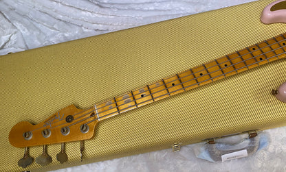 NEW! Fender Custom Shop 1958 Precision Bass Journeyman Relic - Shell Pink - Authorized Dealer - 8.9lbs - G07724