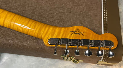 NEW! Fender Custom Shop Flamethrower Telecaster Custom - NOS - Modern Specs - Texas Special Pick-Ups - AAAA Flamed Neck - Purple Sparkle - Authorized Dealer - 7.7lbs - G07725