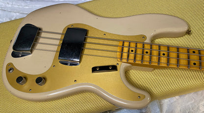 NEW! Fender Custom Shop 1958 Precision Bass Journeyman Relic - Desert Sand - Authorized Dealer - 8.9lbs - G07722
