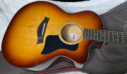 Taylor 214ce-K SB Plus Acoustic-electric Guitar - Shaded Edgeburst Finish - 4.8lbs - Authorized Dealer - G06263