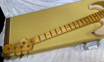 NEW! Fender Custom Shop 1958 Precision Bass Journeyman Relic - Desert Sand - Authorized Dealer - 8.9lbs - G07722
