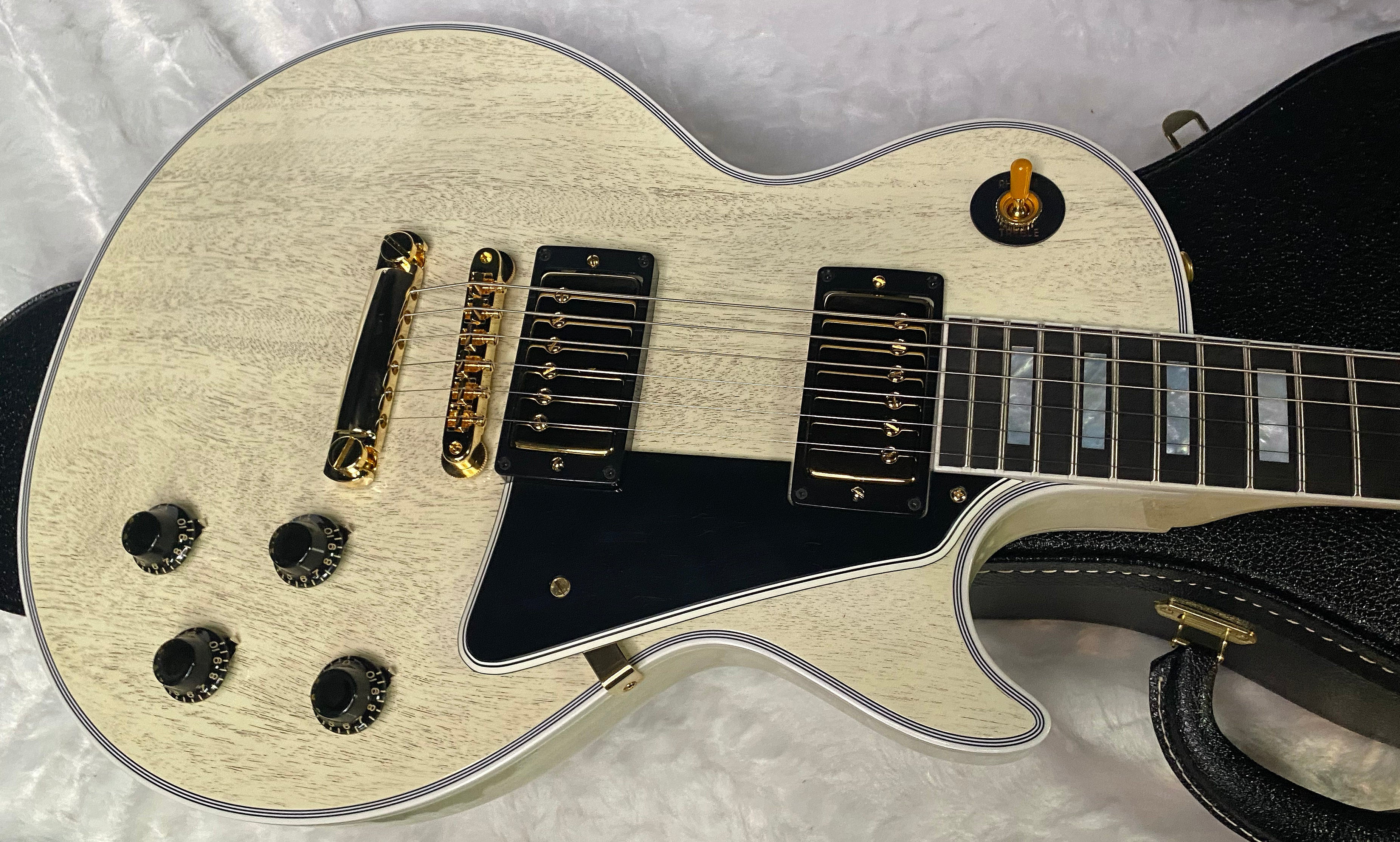 NEW! Gibson Les Paul Custom 1957 Reissue VOS - Custom Ordered in TV White - Custom Shop - 9.2 lbs - Authorized Dealer - G07002