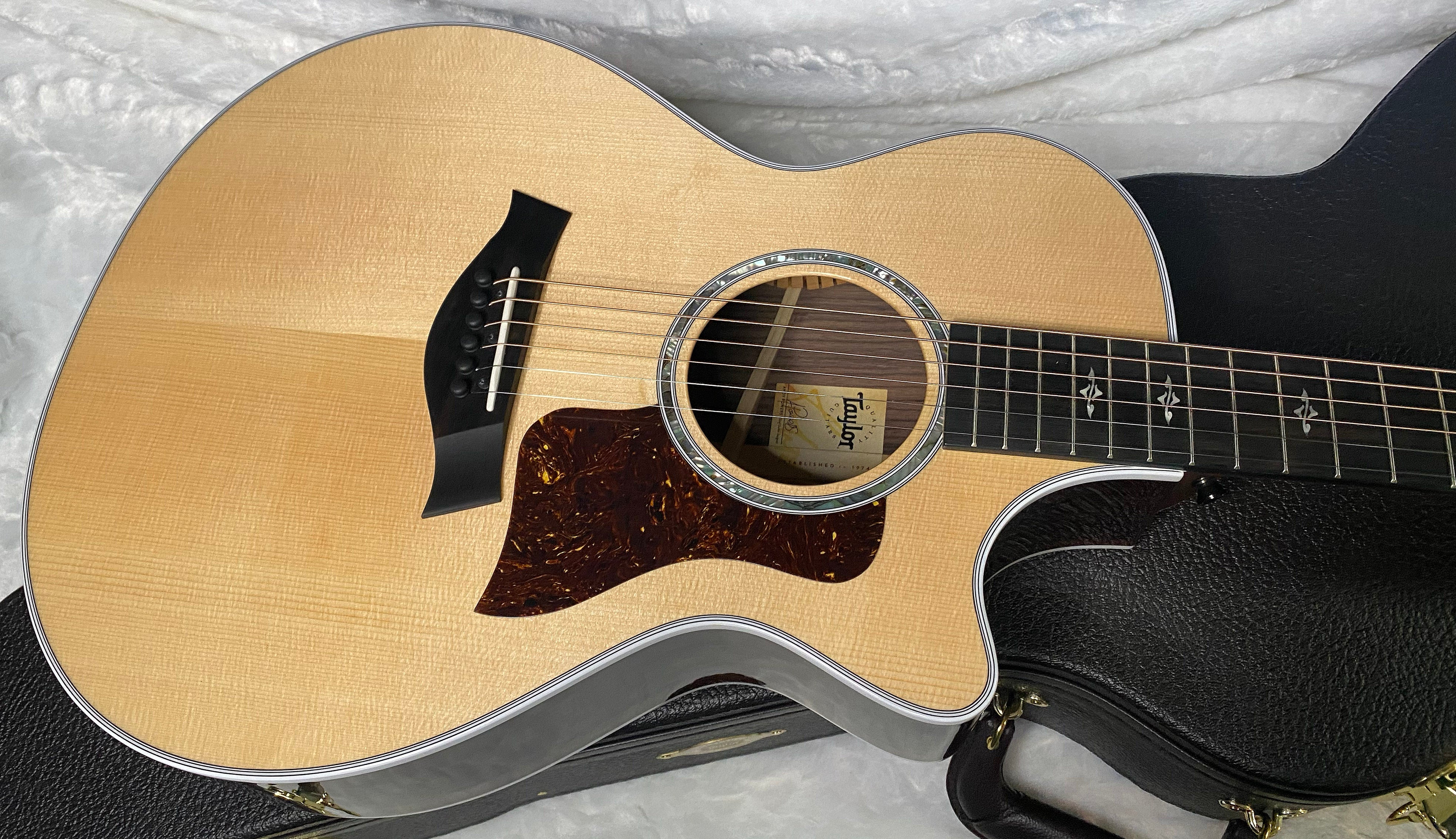 NEW! Taylor 412ce V-Class Acoustic-Electric Guitar - Natural - Authorized Dealer - 4.65 lbs - G06276