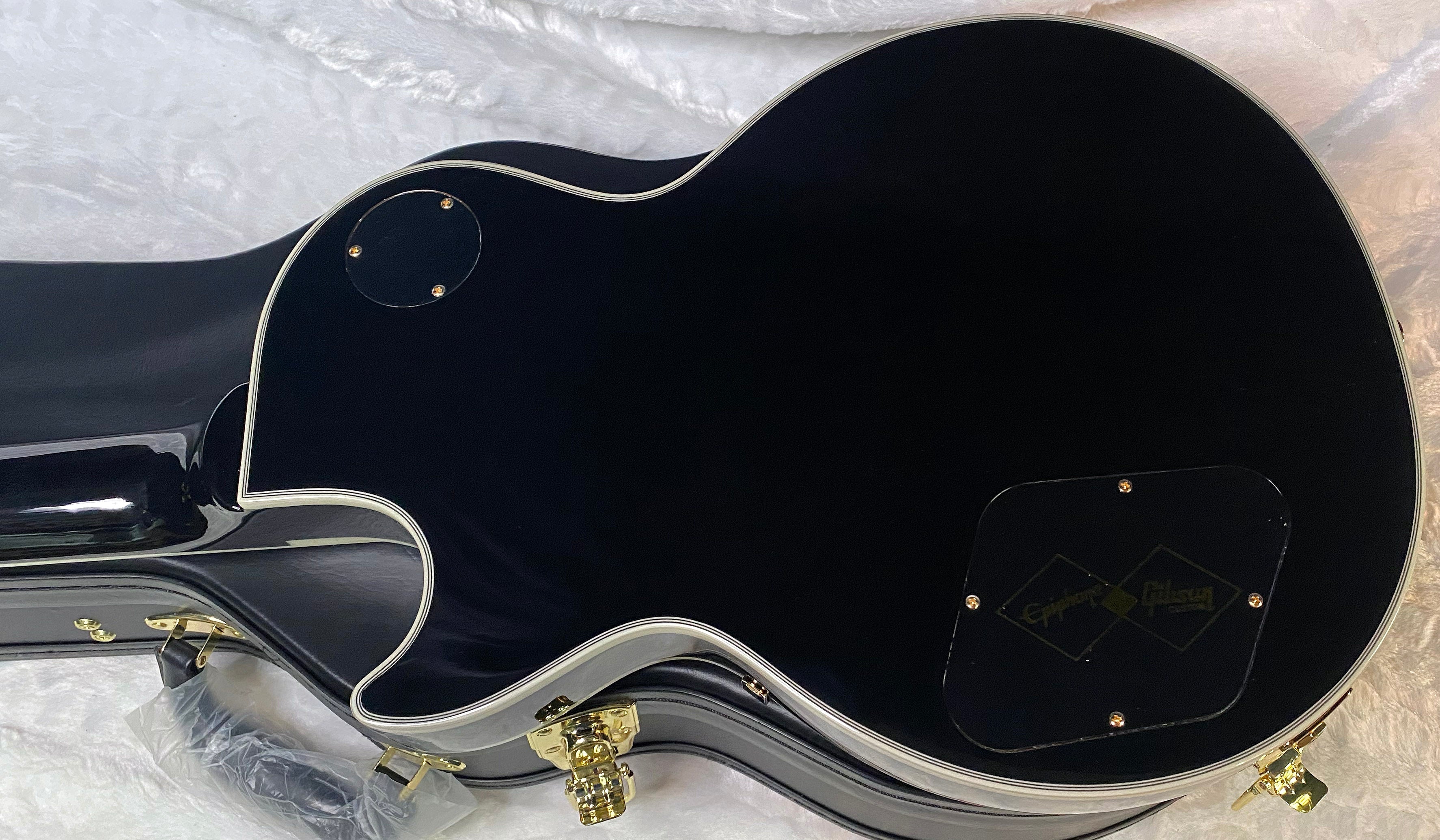 NEW ! Epiphone Les Paul Custom Inspired by Gibson Electric Guitar - Flame Top - Only 10.1 lbs - Authorized Dealer - G06994