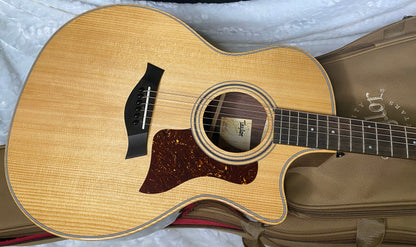 NEW! Taylor 414ce Studio Acoustic-Electric Guitar - Natural - 4.7lbs - Authorized Dealer - Serial # 2210235174