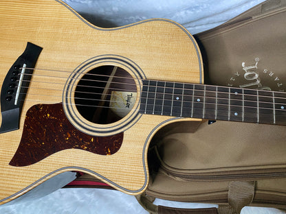 NEW! Taylor 414ce Studio Acoustic-Electric Guitar - Natural - 4.7lbs - Authorized Dealer - Serial # 2210235174