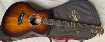 NEW! Taylor GS Mini-e Koa Plus Acoustic-electric Guitar - Shaded Edgeburst - 3.95lbs - Gig Bag - Authorized Dealer - G06284