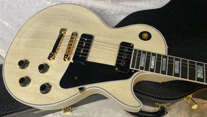 NEW ! Gibson Custom Shop Historic '54 Les Paul Custom Reissue Dealer Select - P-90's Staple Pick-Up - TV White - VOS - Authorized Dealer - Only 8.9 lbs - G07004