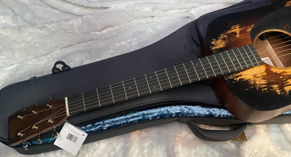 NEW! Martin D Jr-E Street Legend Burst Acoustic-Electric Guitar - Custom Ink - 4lbs - Authorized Dealer - G07739