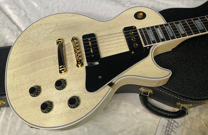 NEW ! Gibson Custom Shop Historic '54 Les Paul Custom Reissue Dealer Select - P-90's Staple Pick-Up - TV White - VOS - Authorized Dealer - Only 8.9 lbs - G07004