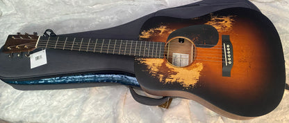 NEW! Martin D Jr-E Street Legend Burst Acoustic-Electric Guitar - Custom Ink - 4lbs - Authorized Dealer - G07739