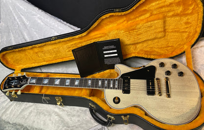 NEW ! Gibson Custom Shop Historic '54 Les Paul Custom Reissue Dealer Select - P-90's Staple Pick-Up - TV White - VOS - Authorized Dealer - Only 8.9 lbs - G07004