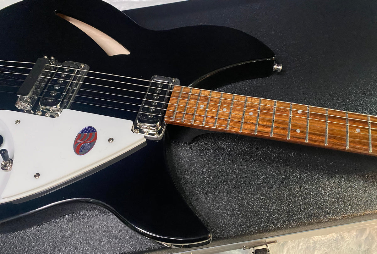 NEW! Rickenbacker 330 Jet Glo JG Jetglo - Semi Hollow Electric Guitar - Authorized Dealer - 7.65 lbs - G07736