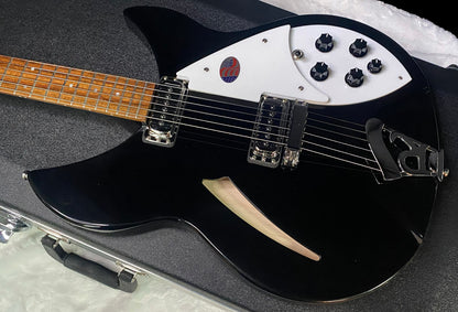 NEW! Rickenbacker 330 Jet Glo JG Jetglo - Semi Hollow Electric Guitar - Authorized Dealer - 7.65 lbs - G07736