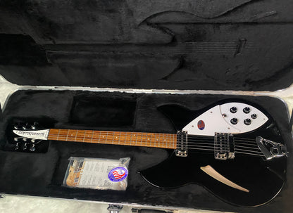 NEW! Rickenbacker 330 Jet Glo JG Jetglo - Semi Hollow Electric Guitar - Authorized Dealer - 7.65 lbs - G07736