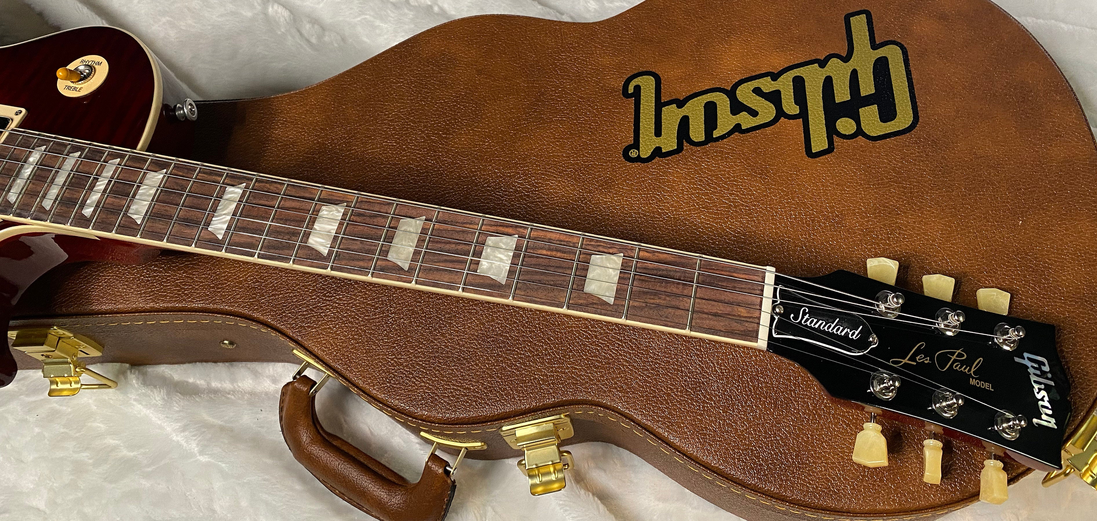 NEW ! Gibson Les Paul Standard '50s - Bourbon Burst - Custom Shop Flame Top - Limited Edition - Authorized Dealer - 9.2 lbs - G06313