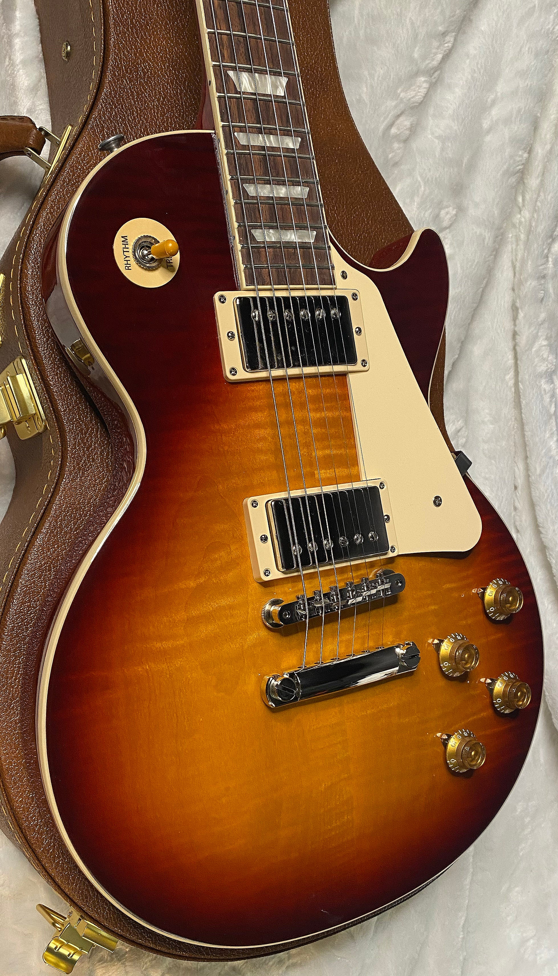 NEW ! Gibson Les Paul Standard '50s - Bourbon Burst - Custom Shop Flame Top - Limited Edition - Authorized Dealer - 9.2 lbs - G06313
