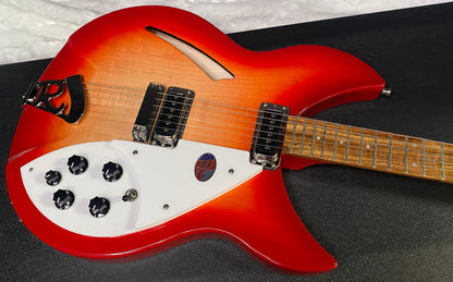 NEW! Rickenbacker 330 Fire Glo FG Fireglo - Semi Hollow Electric Guitar - Authorized Dealer - 7.55lbs - G07731