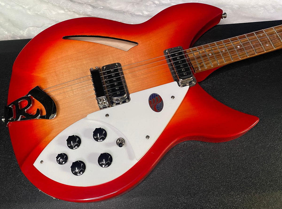 NEW! Rickenbacker 330 Fire Glo FG Fireglo - Semi Hollow Electric Guitar - Authorized Dealer - 7.55lbs - G07731