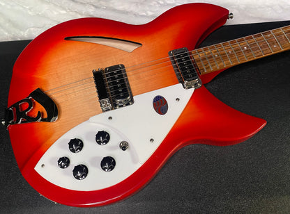 NEW! Rickenbacker 330 Fire Glo FG Fireglo - Semi Hollow Electric Guitar - Authorized Dealer - 7.55lbs - G07731