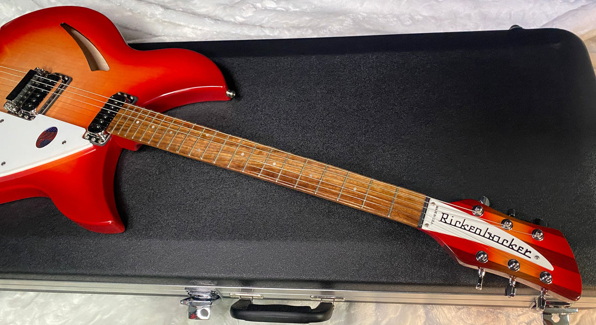 NEW! Rickenbacker 330 Fire Glo FG Fireglo - Semi Hollow Electric Guitar - Authorized Dealer - 7.55lbs - G07731