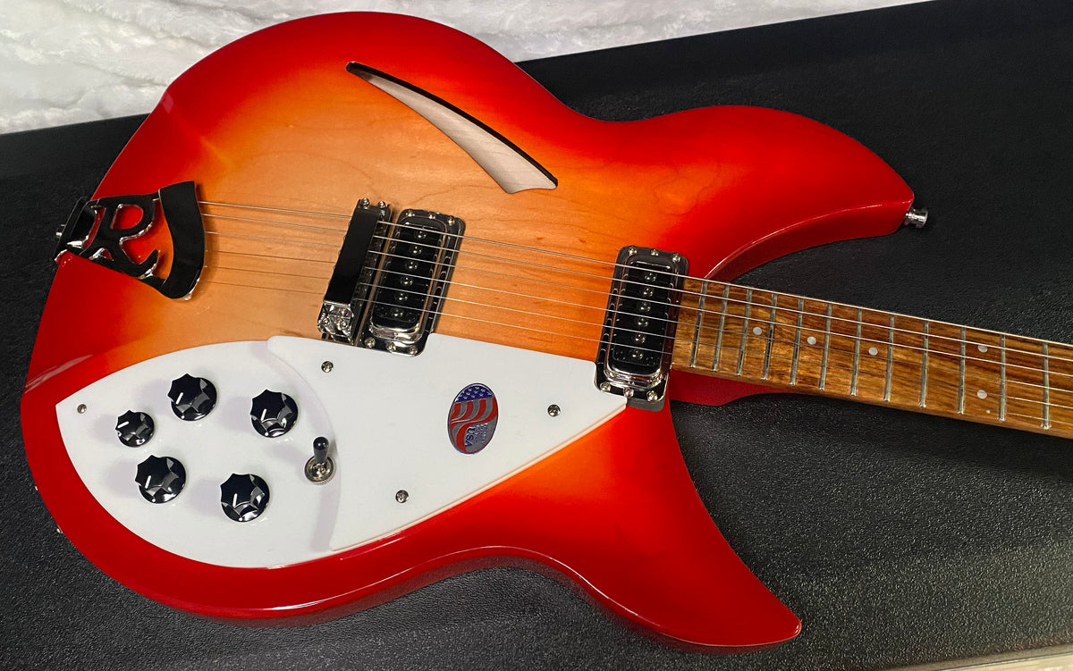 NEW! Rickenbacker 330 Fire Glo FG Fireglo - Semi Hollow Electric Guitar - Authorized Dealer - 7.5 lbs - G07729