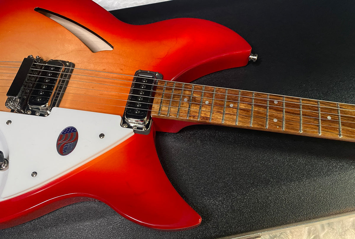 NEW! Rickenbacker 330 Fire Glo FG Fireglo - Semi Hollow Electric Guitar - Authorized Dealer - 7.5 lbs - G07729
