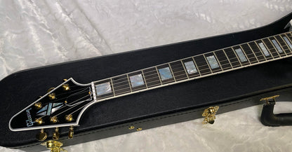 NEW! Gibson Custom Shop Flying V Custom - Cobra Black Curly Flame Top - Authorized Dealer - Ultra RARE! 7.1 lbs - G07007