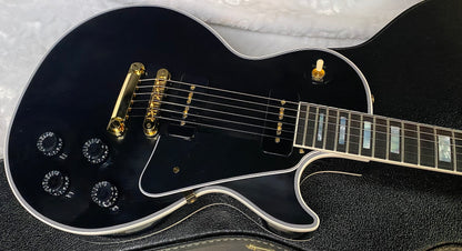 NEW! Gibson Les Paul Custom - Dealer Select - P90 Pick-Ups - VOS Ebony Finish - Custom Shop M2M - Authorized Dealer - 9.7 lbs - G07008