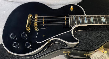 NEW! Gibson Les Paul Custom - Dealer Select - P90 Pick-Ups - VOS Ebony Finish - Custom Shop M2M - Authorized Dealer - 9.7 lbs - G07008