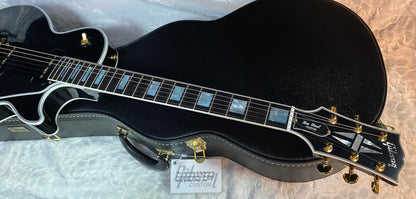 NEW! Gibson Les Paul Custom - Dealer Select - P90 Pick-Ups - VOS Ebony Finish - Custom Shop M2M - Authorized Dealer - 9.7 lbs - G07008